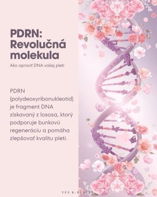 🧬 Čo ak by pleť vedela “sama opraviť svoju DNA”? Presne to robí PDRN – molekula získavaná zo Salmon DNA, ktorá patrí medzi...